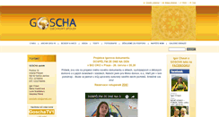 Desktop Screenshot of goscha.cz